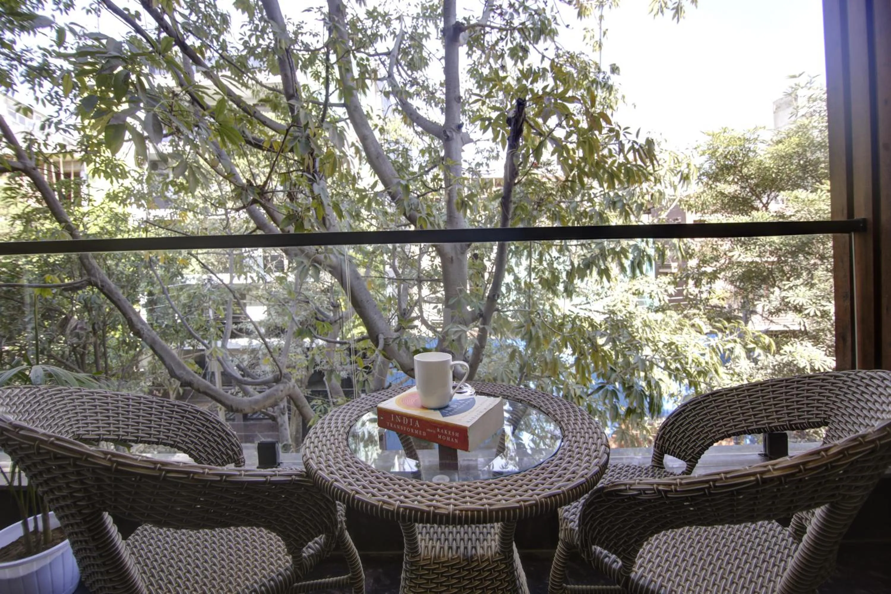 Patio in FlxHo Quad - Luxury Studio Apart Hotel DLF Cyber City