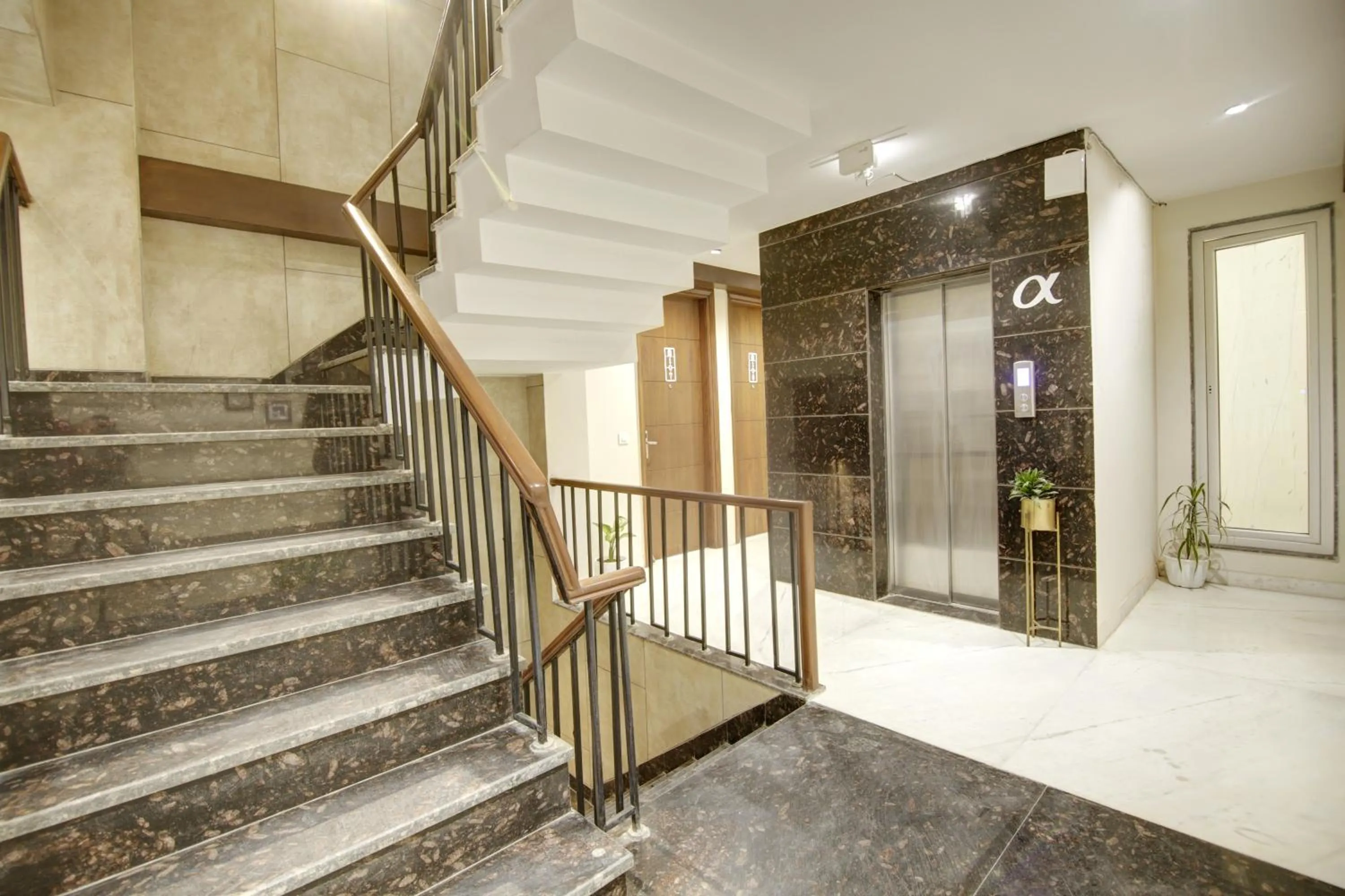 elevator in FlxHo Quad - Luxury Studio Apart Hotel DLF Cyber City
