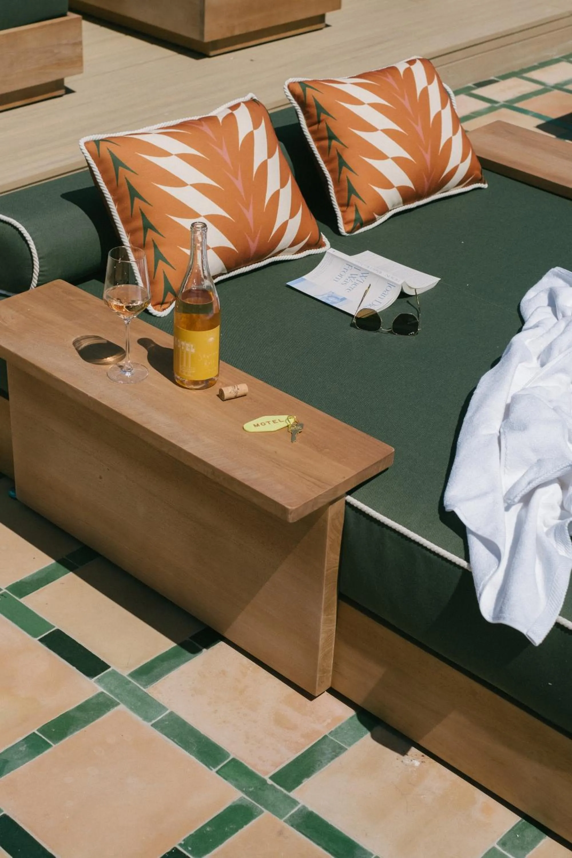 sunbed in River Lodge Paso - 21 & Over Pool