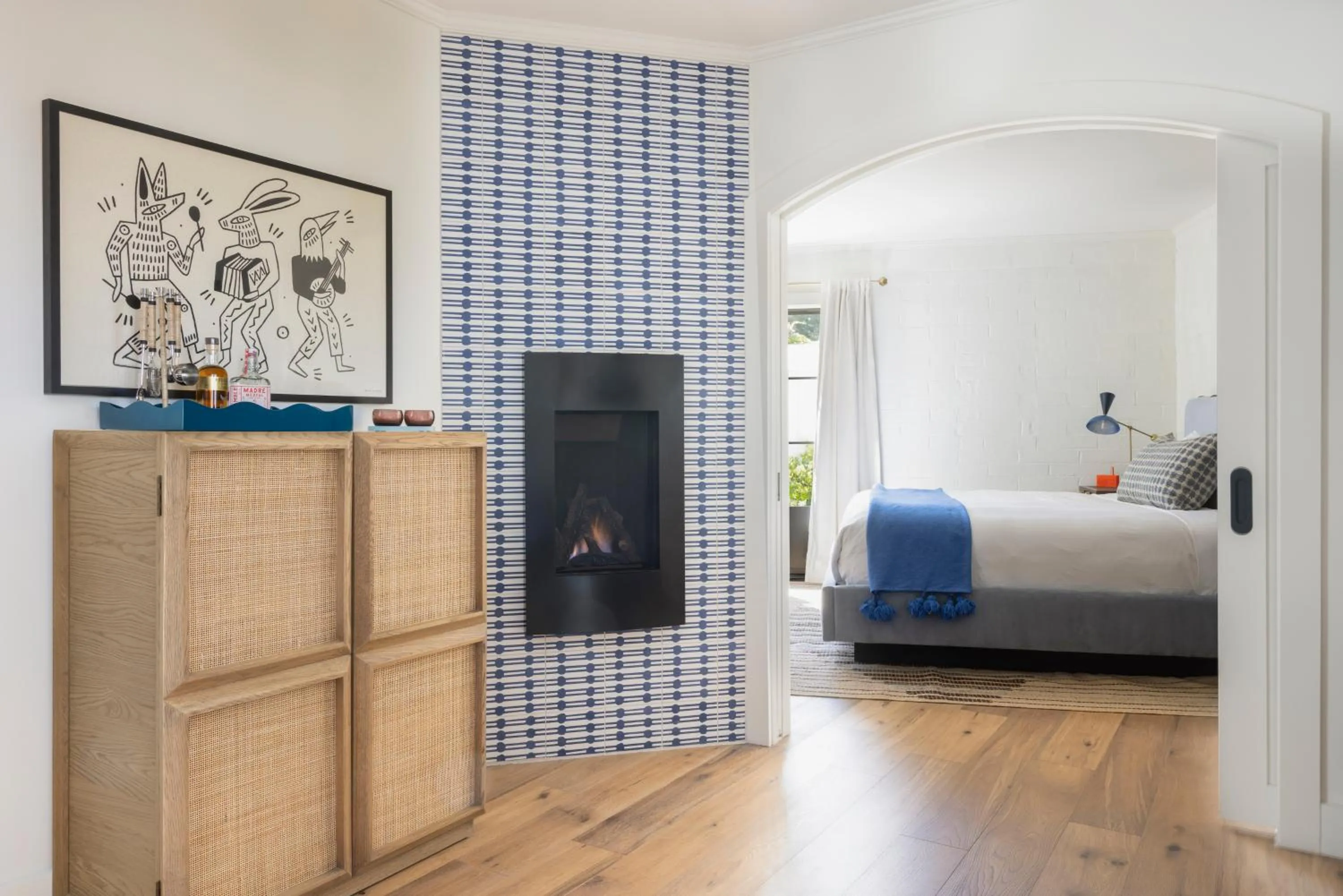 Bedroom, Bed in River Lodge Paso - 21 & Over Pool