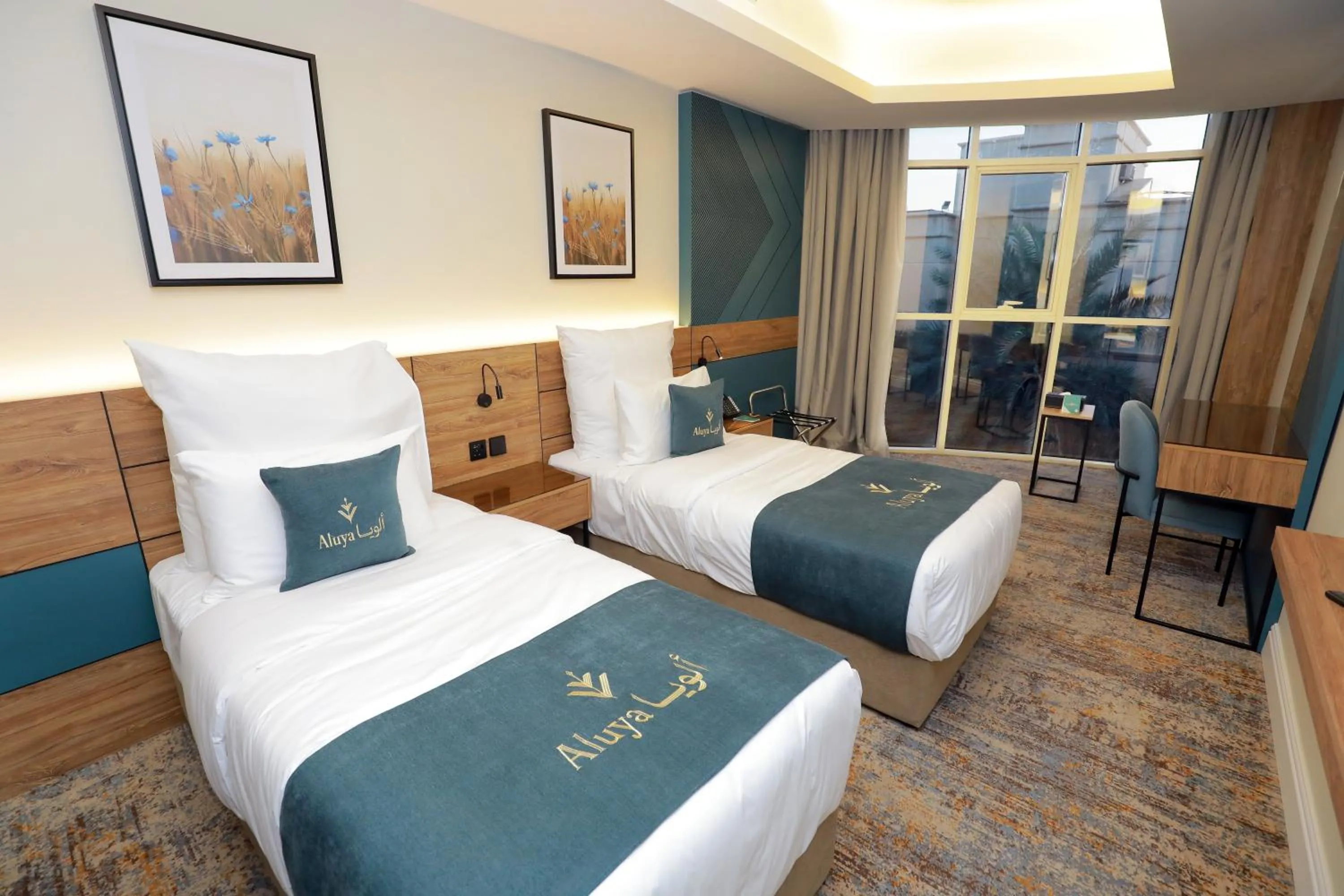 Photo of the whole room, Bed in Aluya Hotel