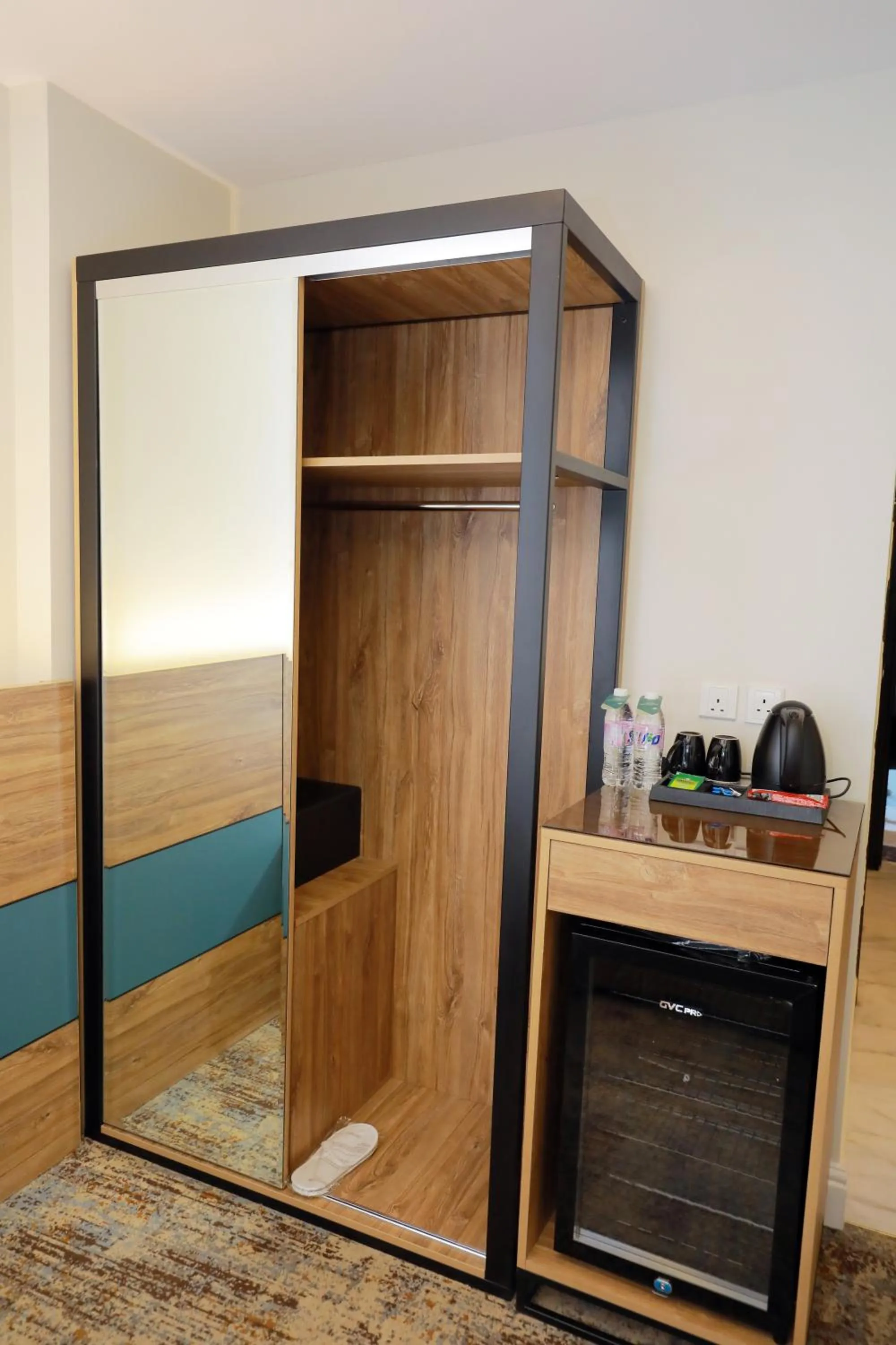 Kitchen or kitchenette in Aluya Hotel