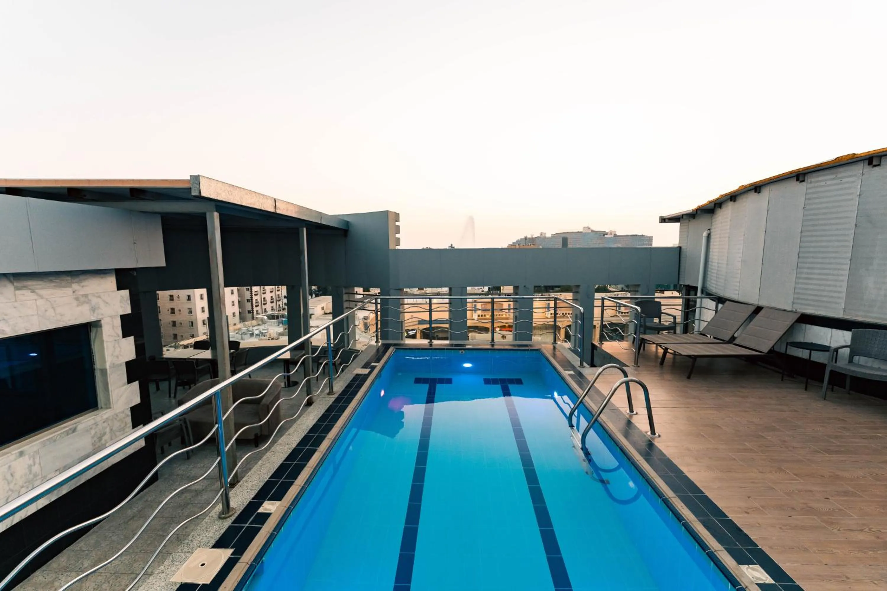 Swimming pool in Aluya Hotel