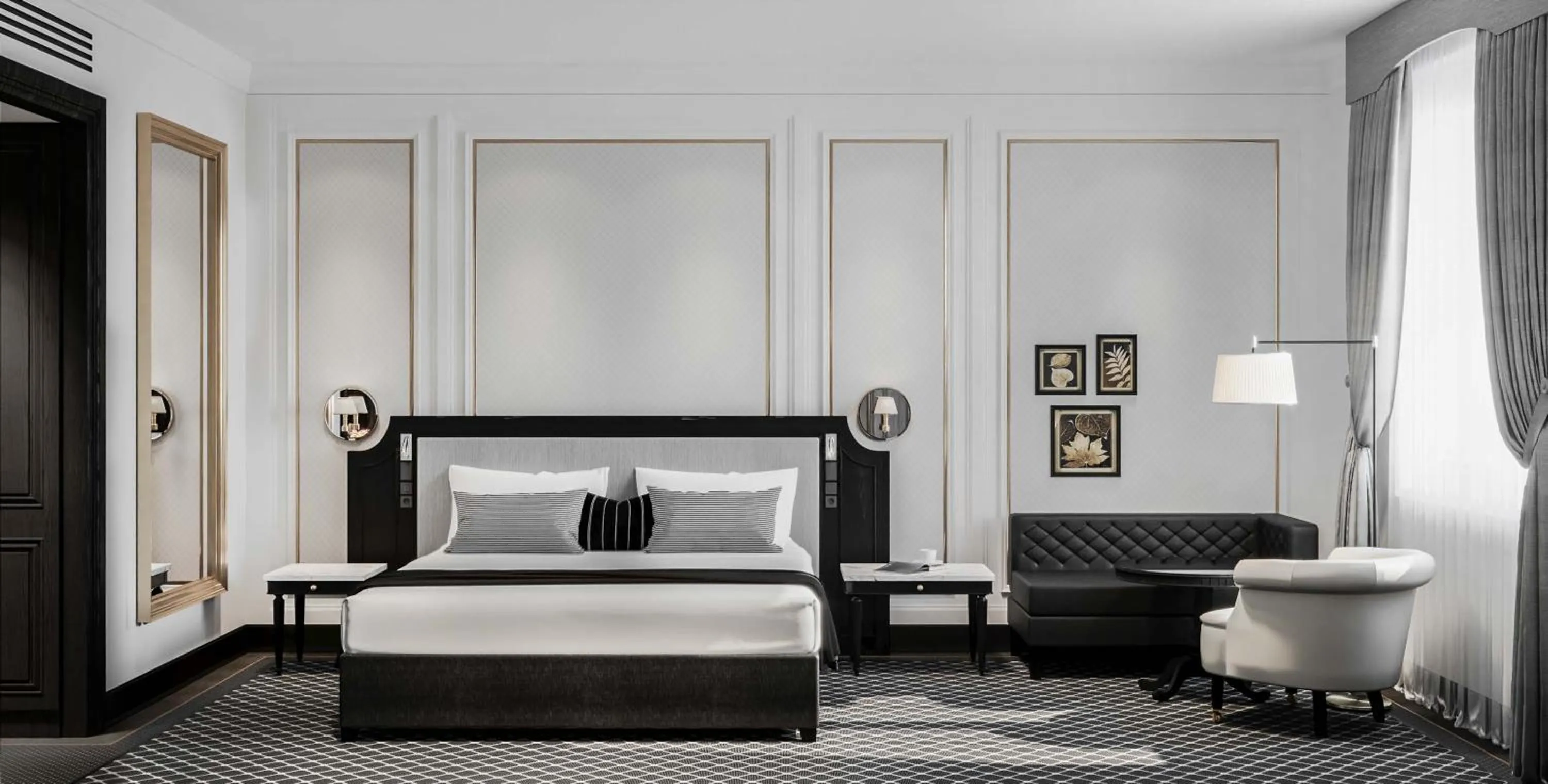 Bed in GoldenEye Hotel & Casino