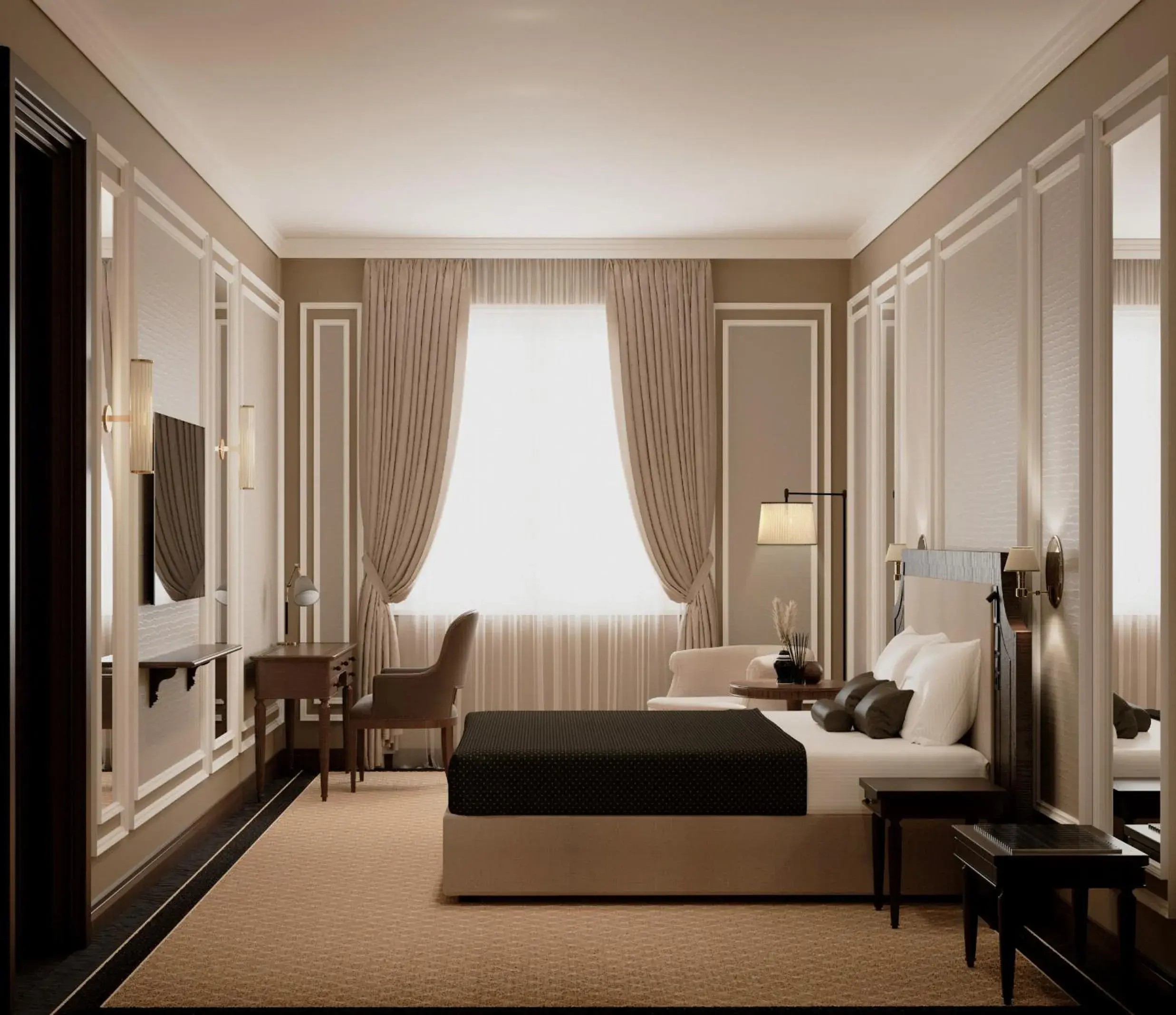 Bed in GoldenEye Hotel & Casino Bed in GoldenEye Hotel & Casino