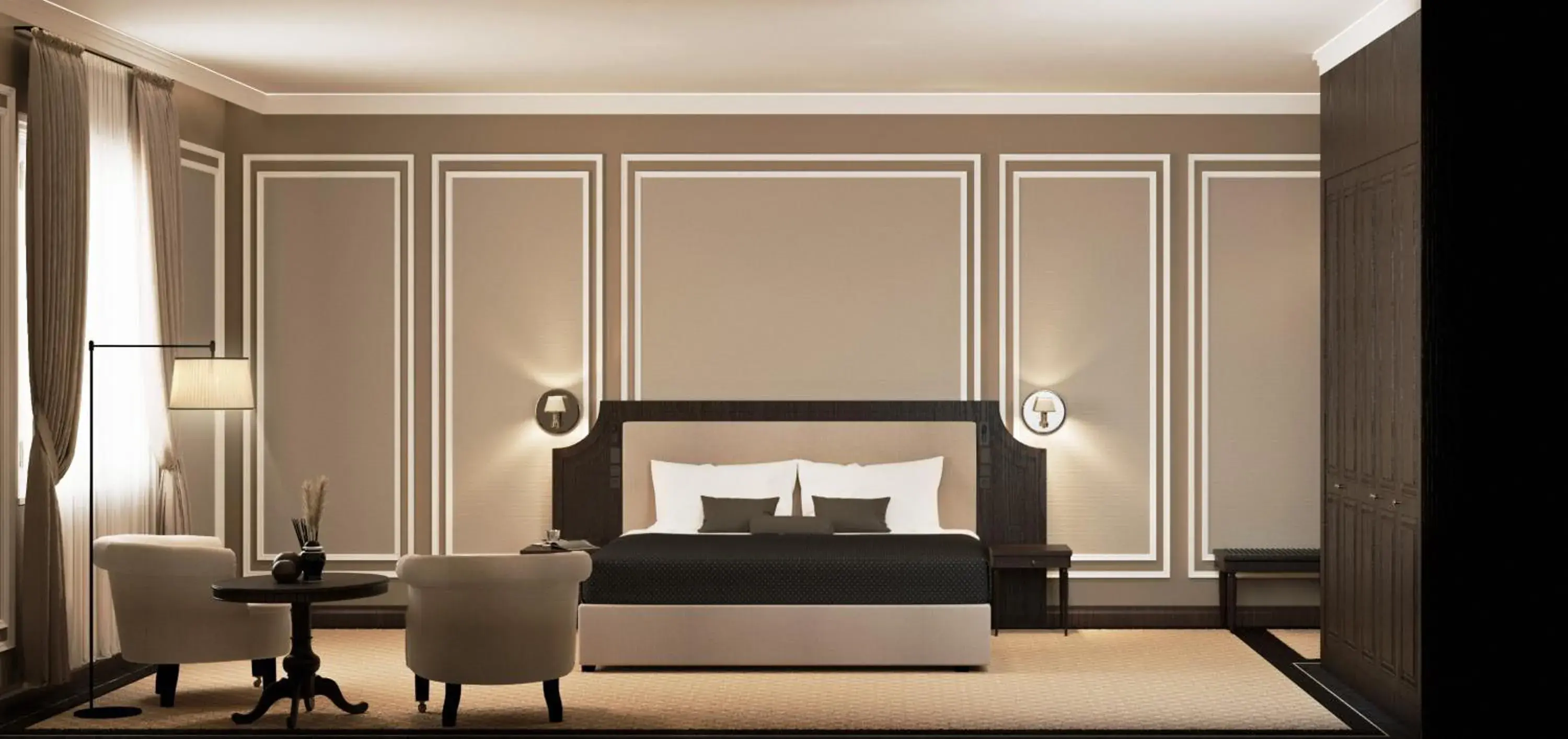 Bed in GoldenEye Hotel & Casino Bed in GoldenEye Hotel & Casino