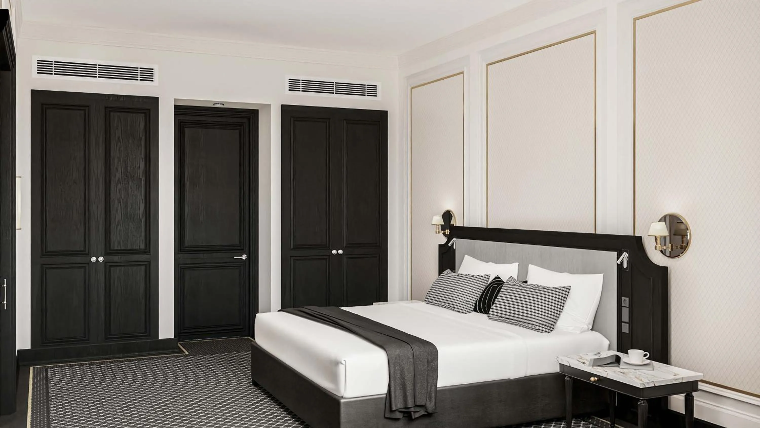 Bed in GoldenEye Hotel & Casino