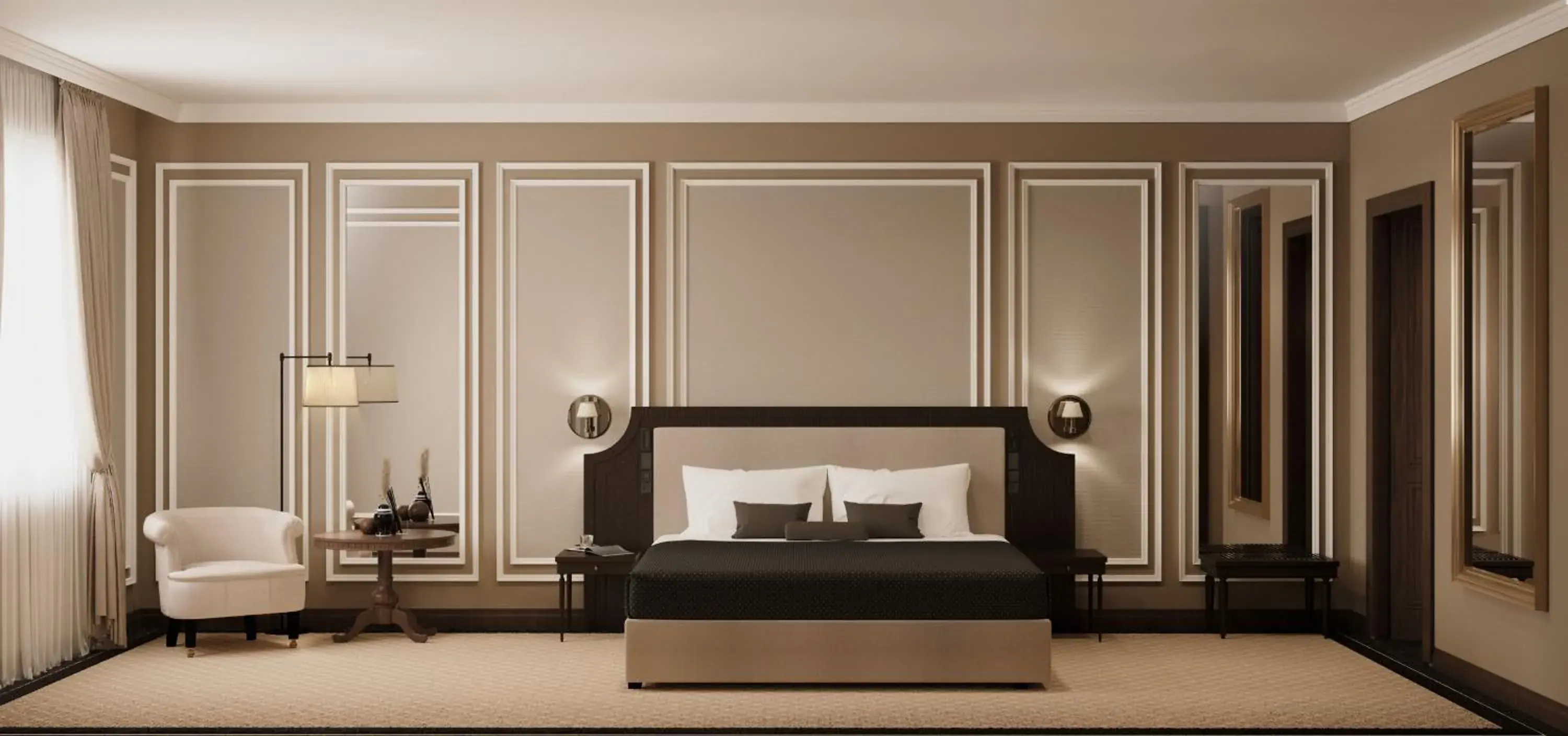 Bed in GoldenEye Hotel & Casino Bed in GoldenEye Hotel & Casino