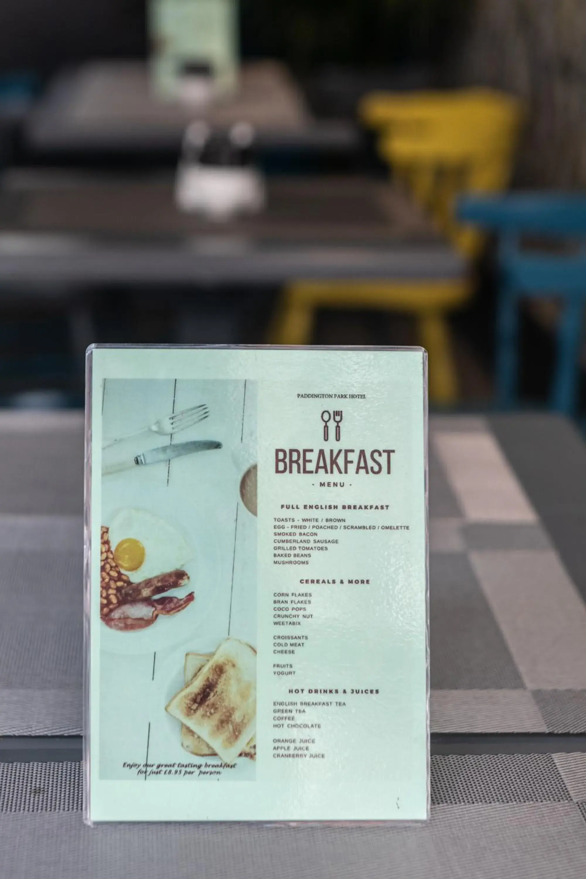 Breakfast in Paddington Park Hotel Breakfast in Paddington Park Hotel