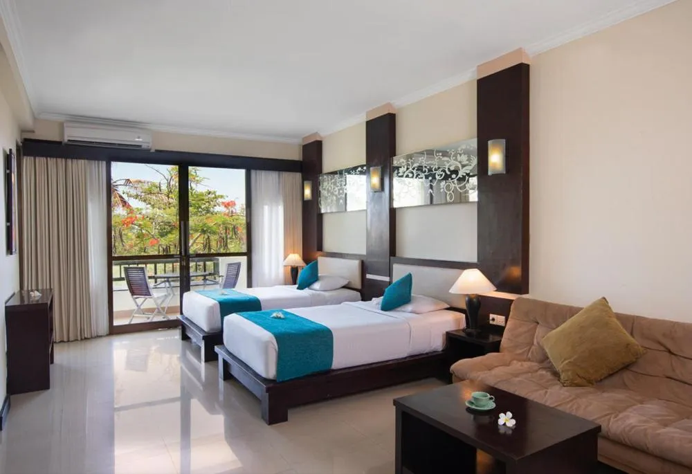 Bed in Blue Point Resort and Spa