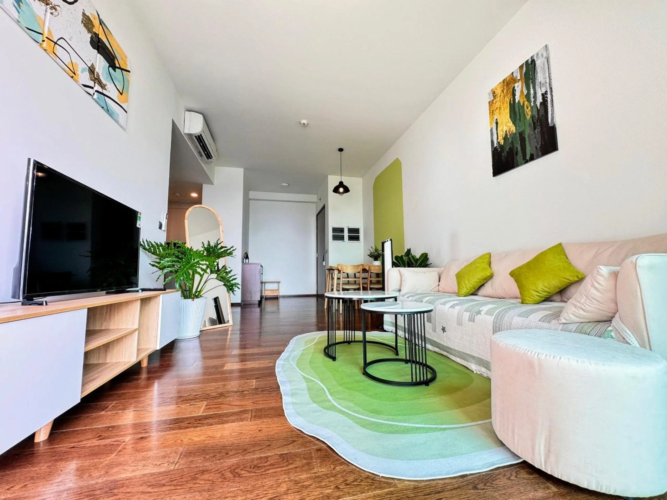 Living room in Homie's Dedge Thao Dien Luxury Apartment