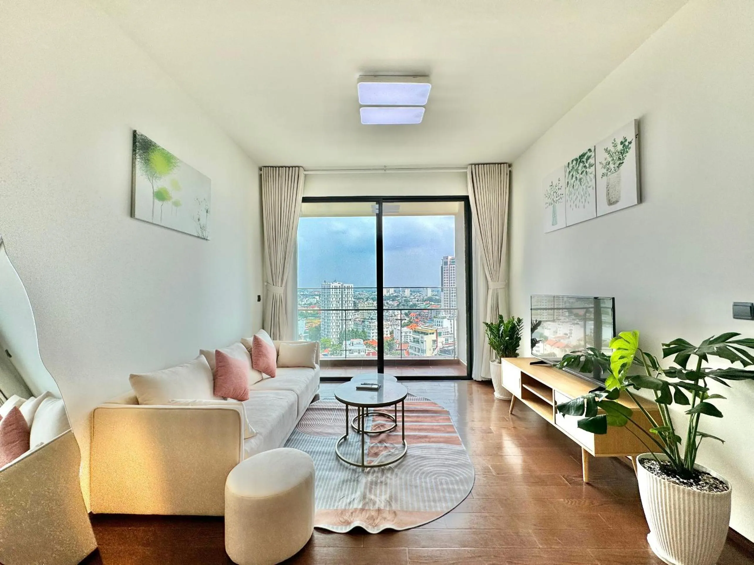 Living room in Homie's Dedge Thao Dien Luxury Apartment