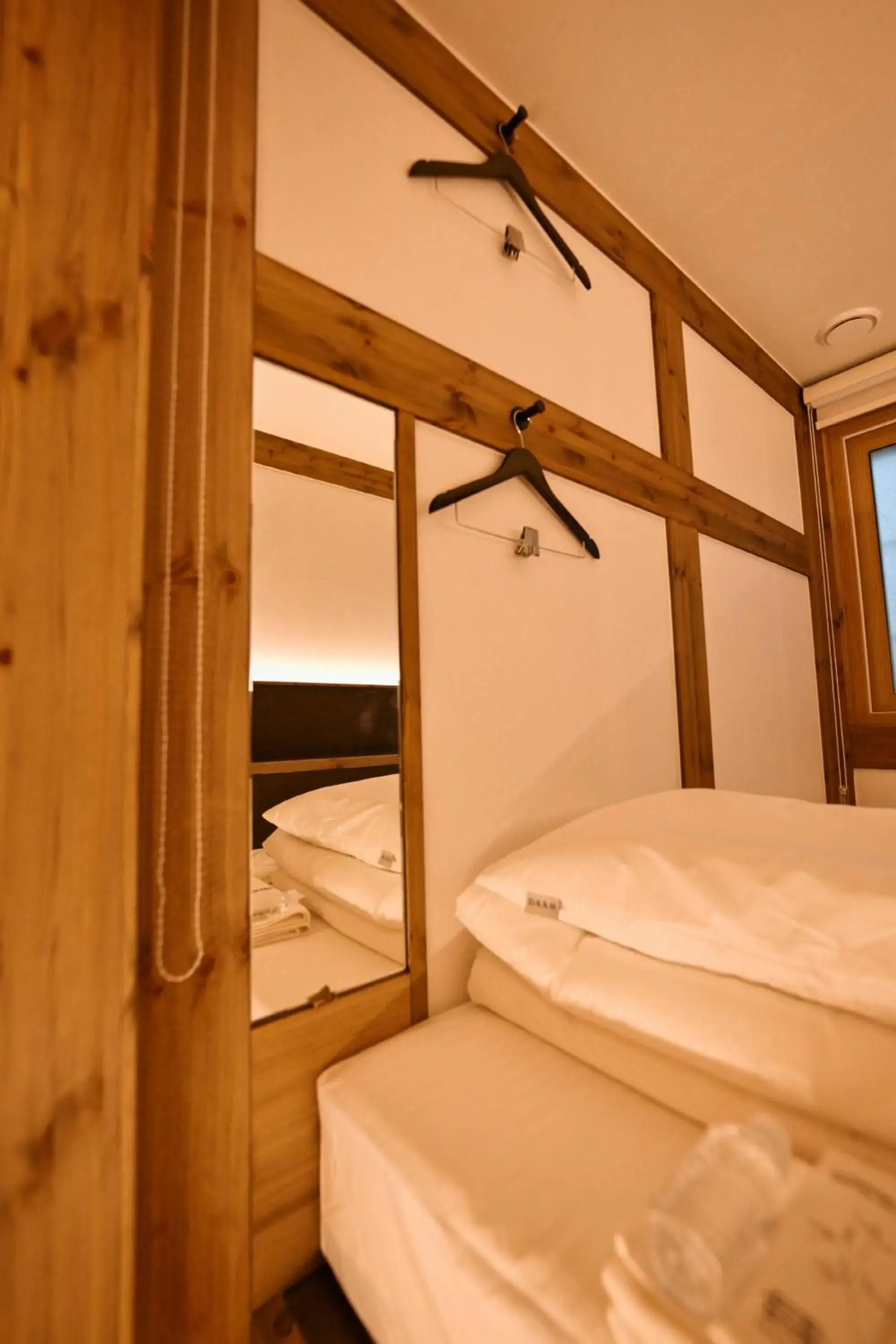 Decorative detail, Bed in Hanok Hotel DAAM Seoul Decorative detail, Bed in Hanok Hotel DAAM Seoul