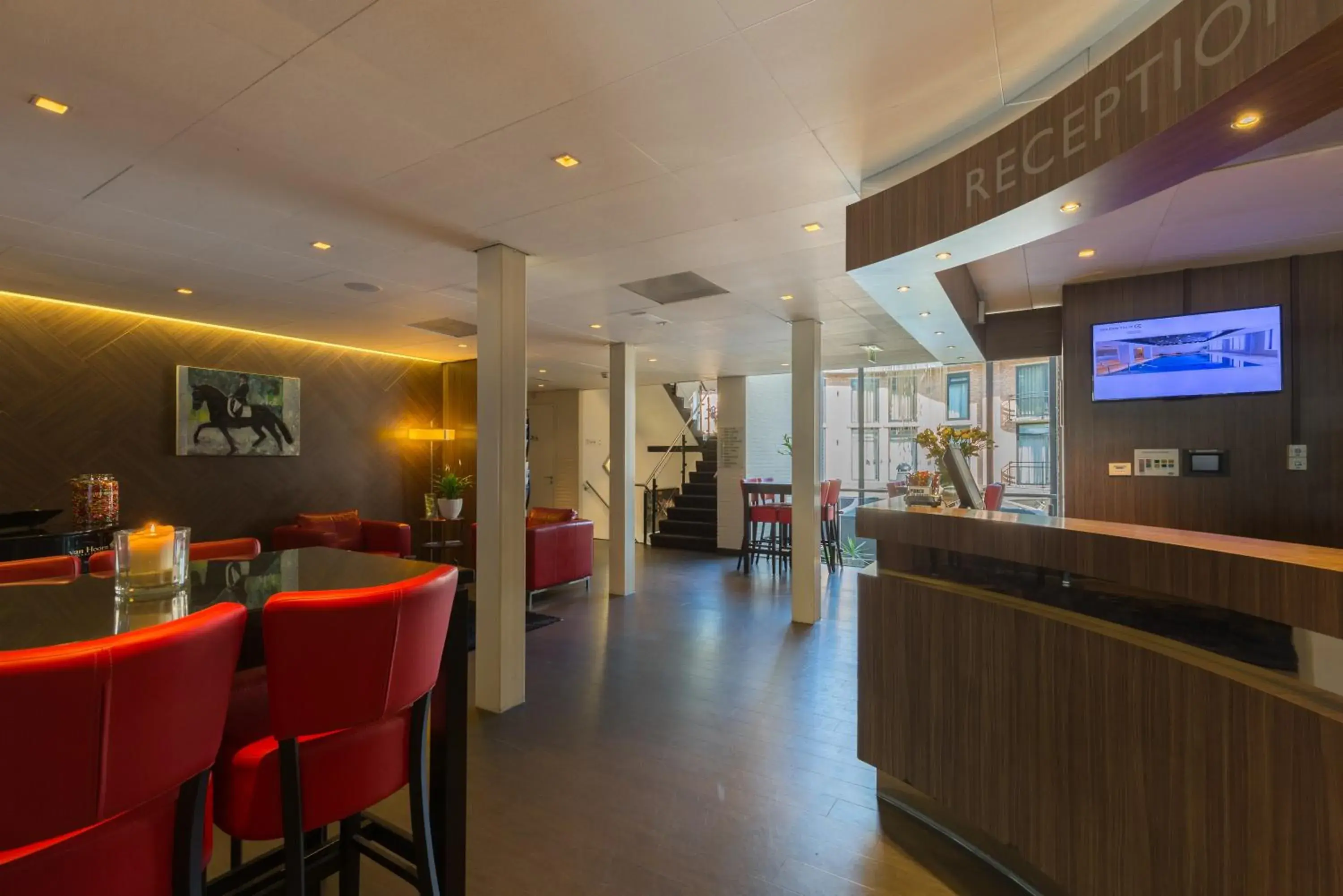 Lobby or reception in Fletcher Hotel-Restaurant Jagershorst-Eindhoven Lobby or reception in Fletcher Hotel-Restaurant Jagershorst-Eindhoven