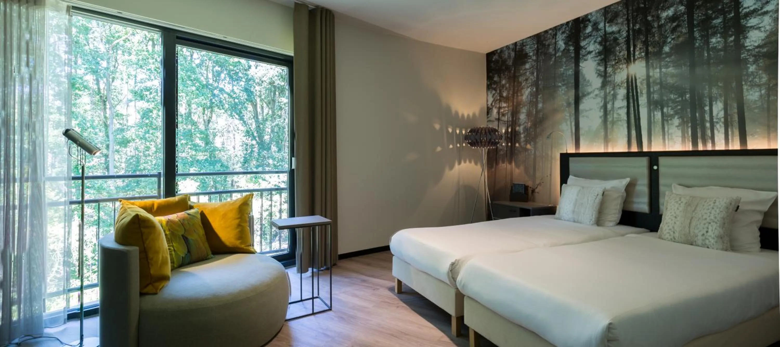 Bedroom, Bed in Fletcher Hotel-Restaurant Jagershorst-Eindhoven