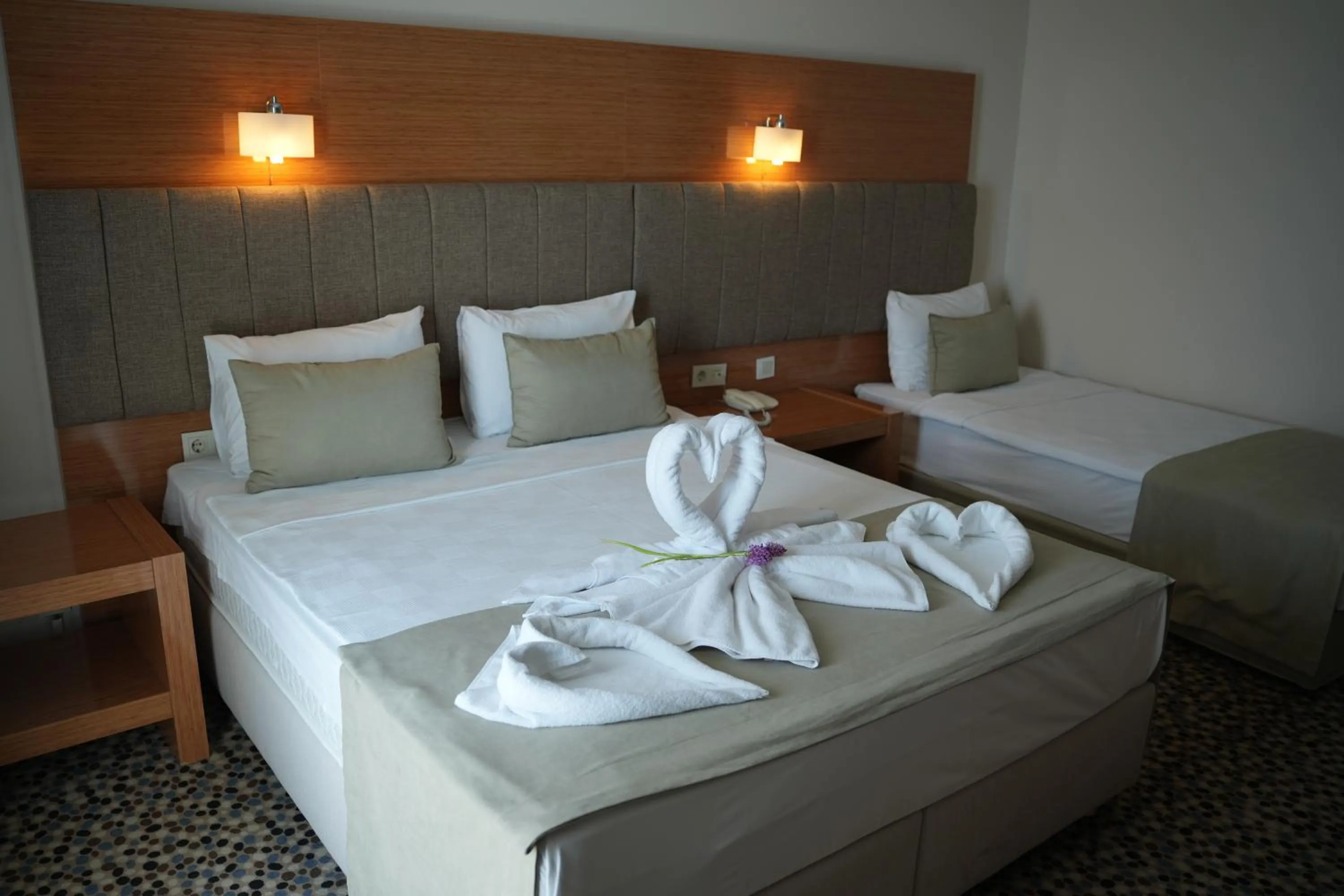 Bed in Ada Newday Resort Hotel