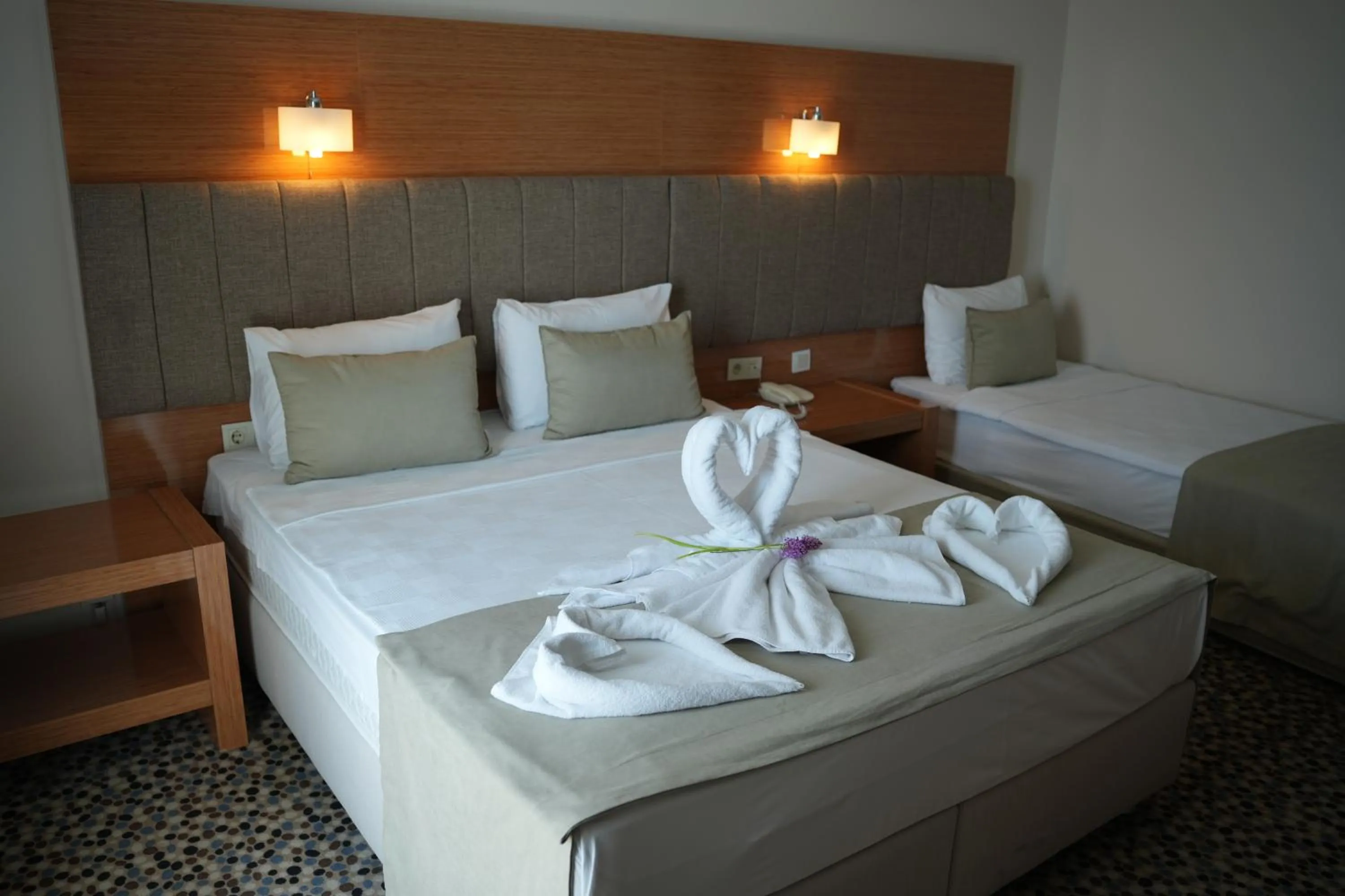 Bed in Ada Newday Resort Hotel