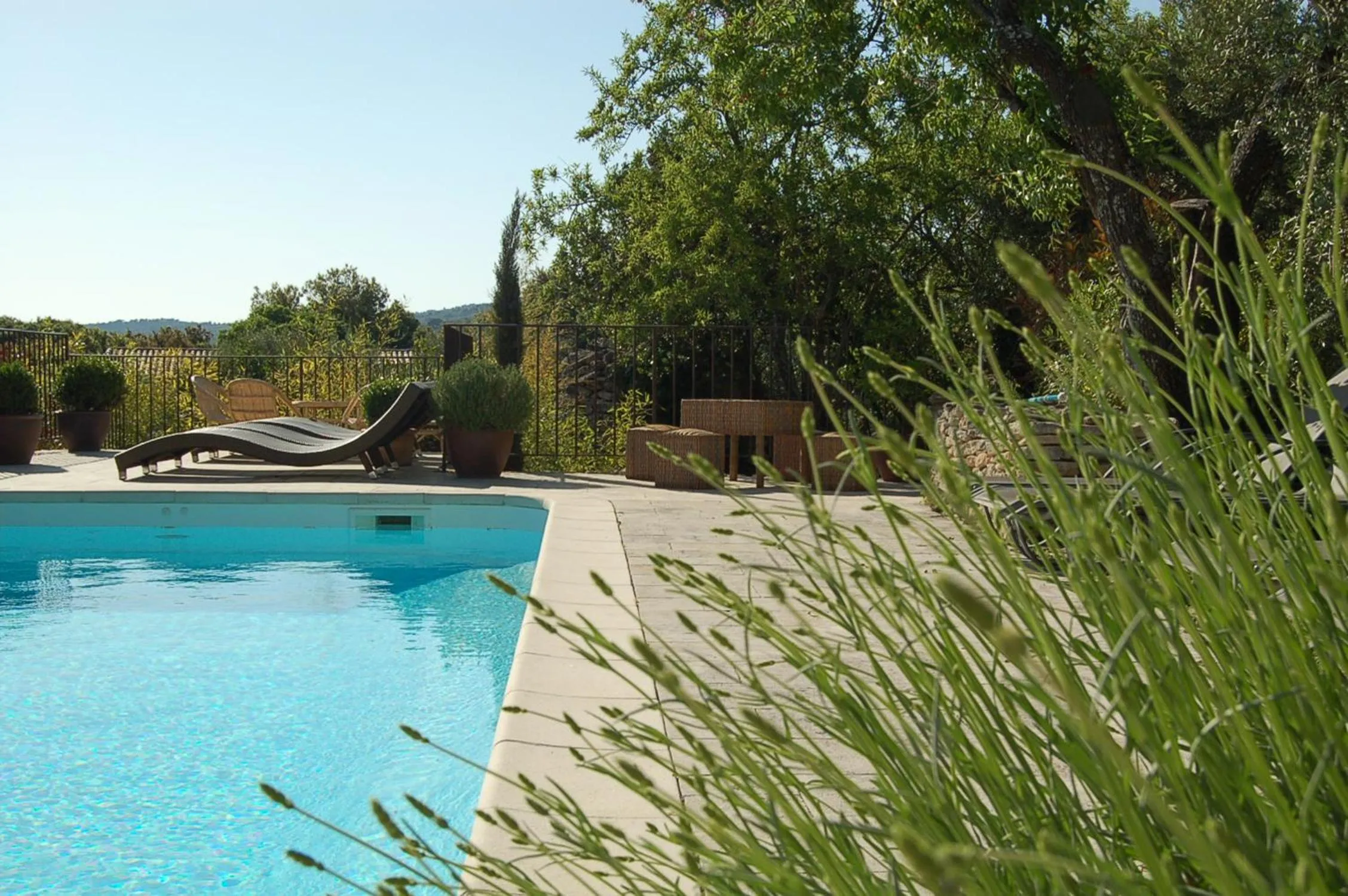 Swimming pool in Mas de la Beaume