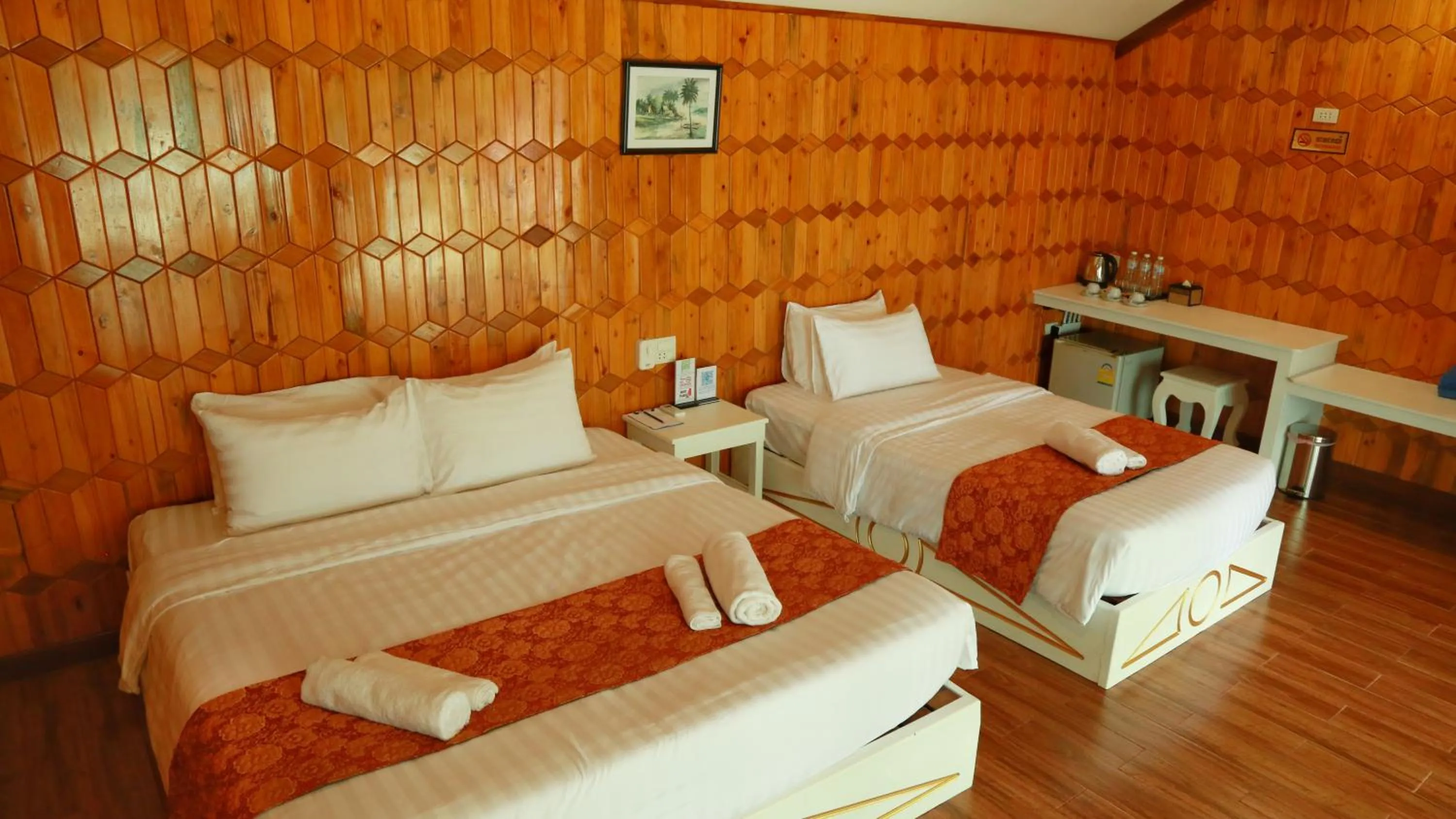 Bed in Nov Koh Kong Resort