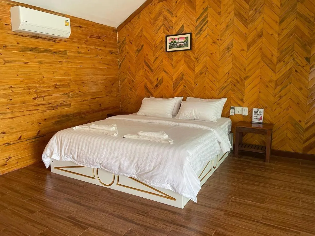 Bed in Nov Koh Kong Resort