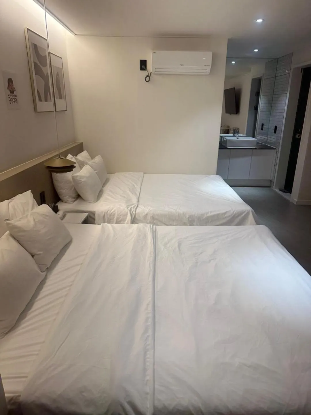 Bed in Hotel Yam