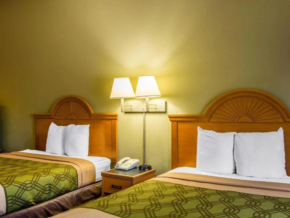 Bed in Econo Lodge Valdosta Mall Area