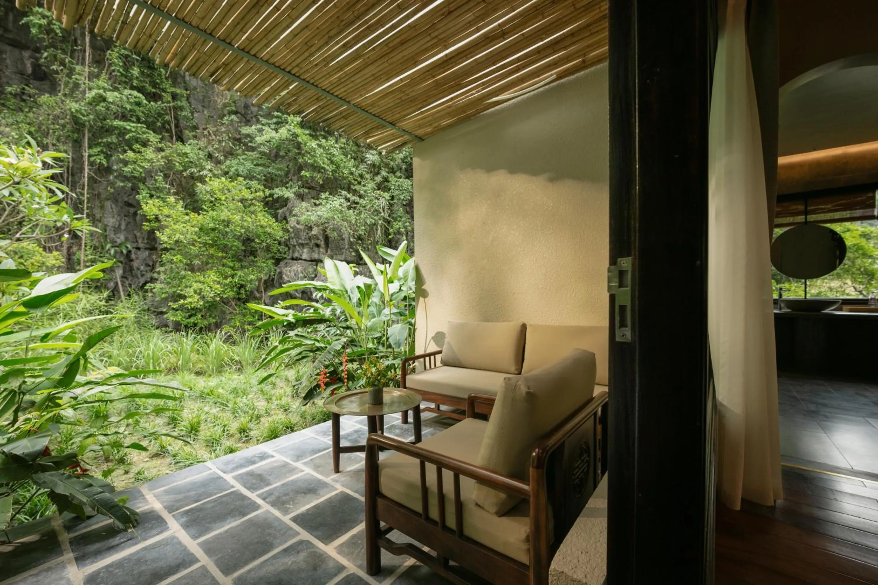 Patio in Jiva Hoa Lu Retreat