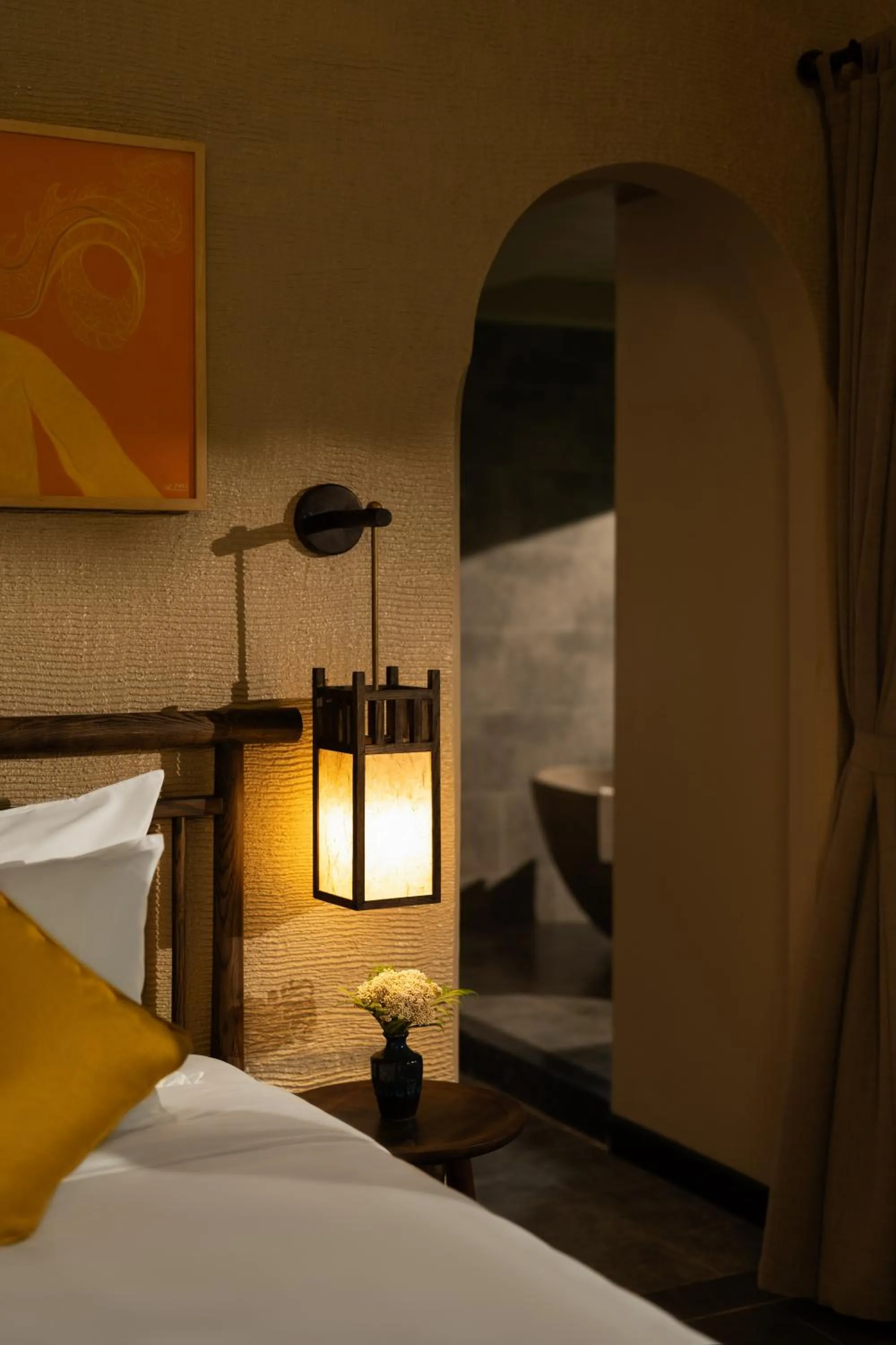 Bed in Jiva Hoa Lu Retreat