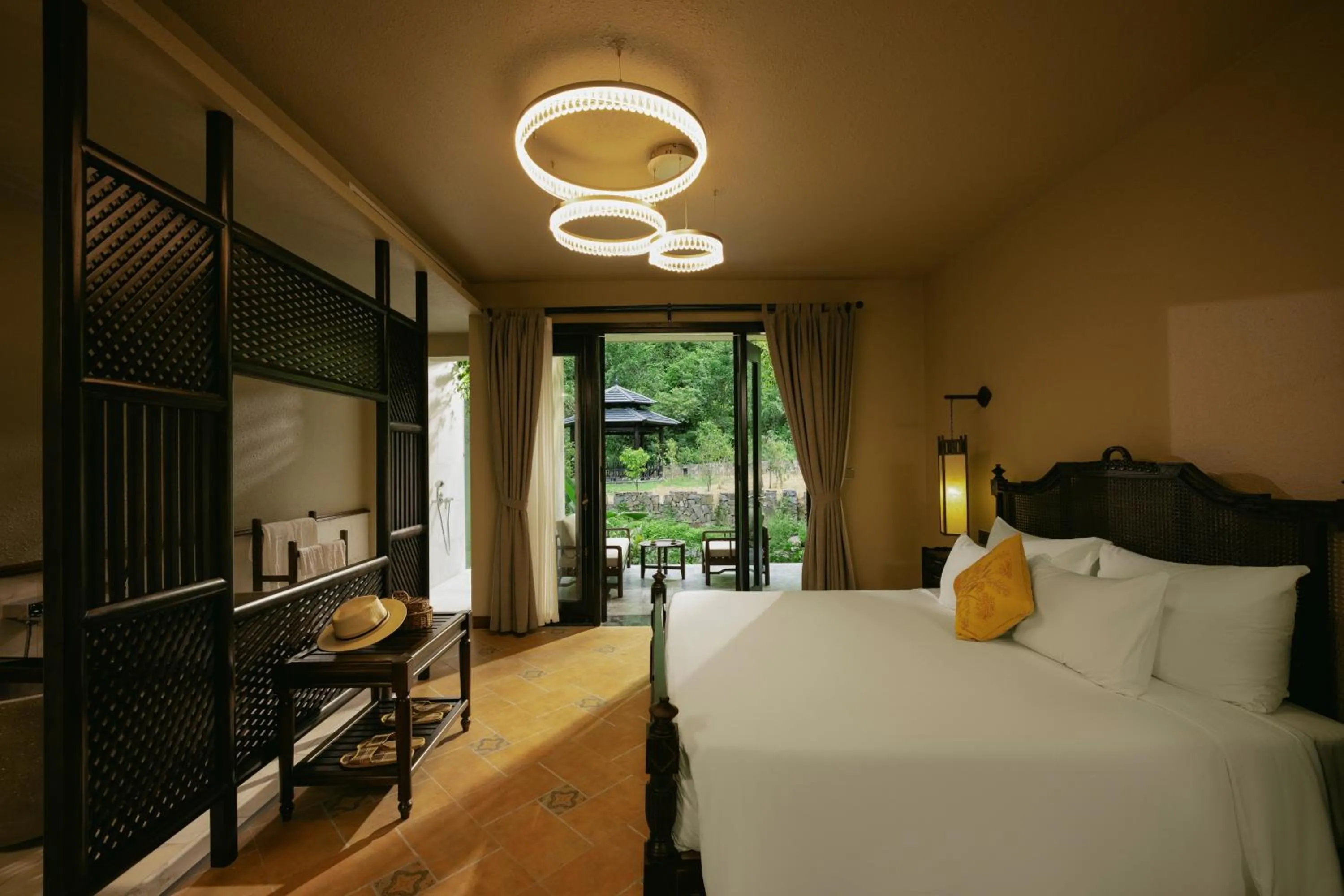 Bed in Jiva Hoa Lu Retreat