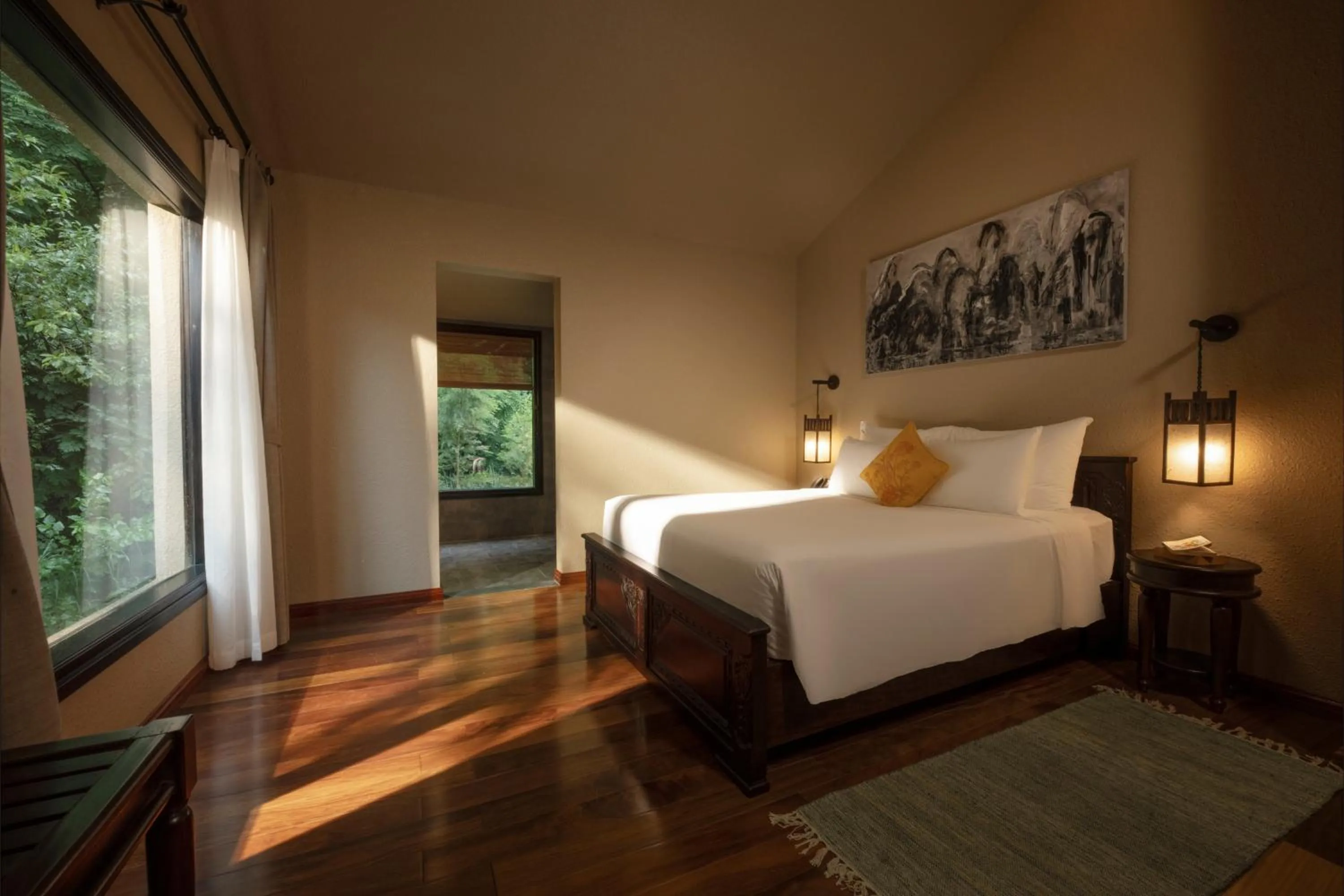 Bed in Jiva Hoa Lu Retreat