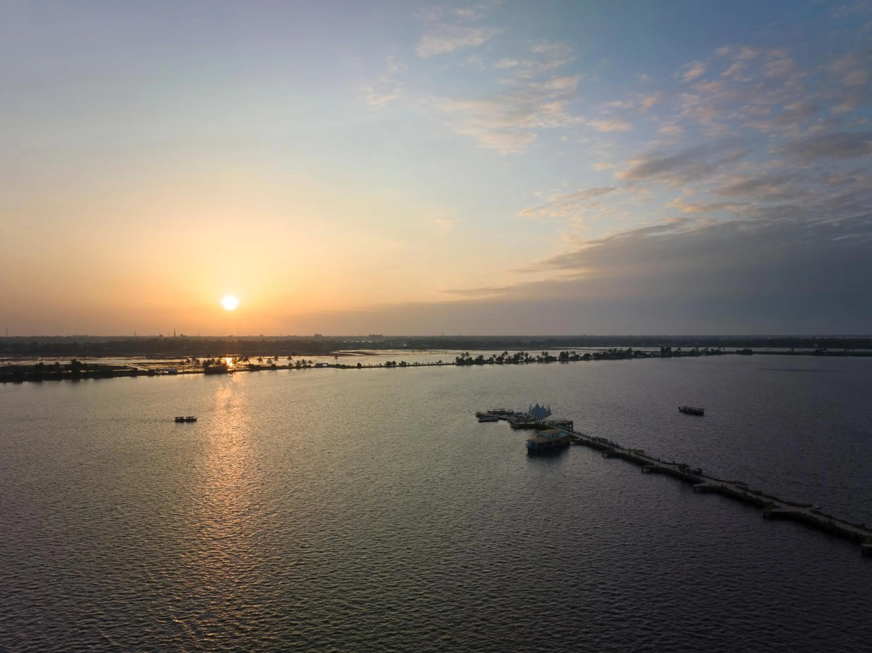 Sunset in MIRAS PMC Lakeshore Resort