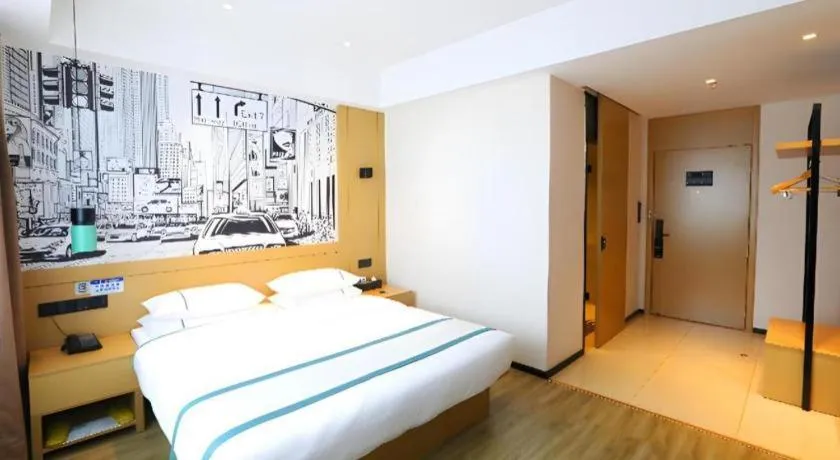 Bed in City Comfort Inn Enshi Nver Town