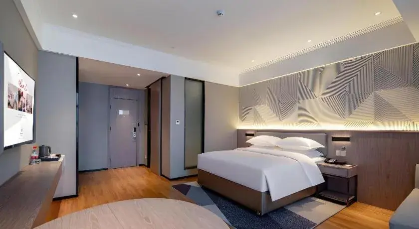 Bed in Borrman Hotel Nanning Wuming Center Bed in Borrman Hotel Nanning Wuming Center