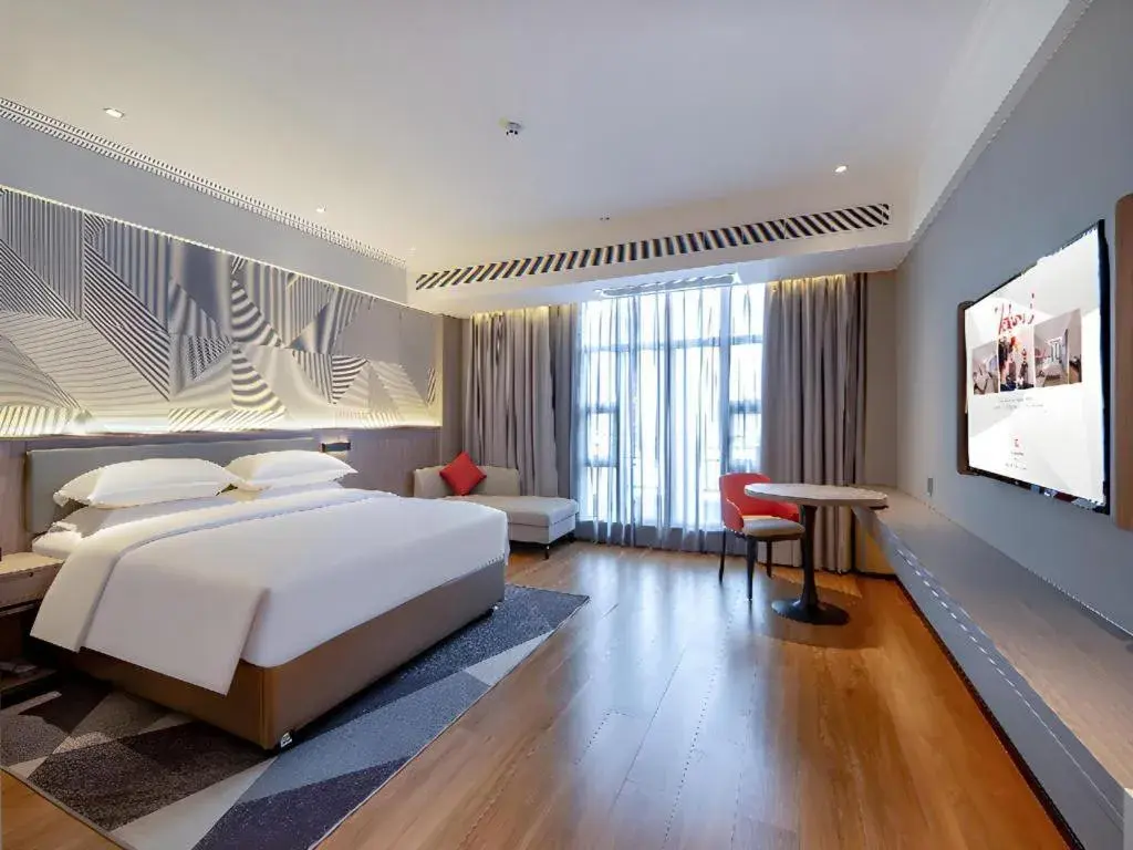 Bed in Borrman Hotel Nanning Wuming Center Bed in Borrman Hotel Nanning Wuming Center