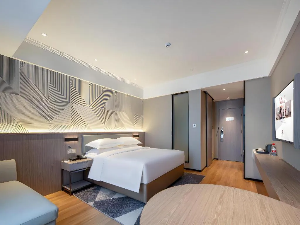 Bed in Borrman Hotel Nanning Wuming Center