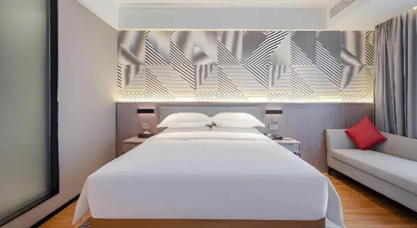 Bed in Borrman Hotel Nanning Wuming Center Bed in Borrman Hotel Nanning Wuming Center