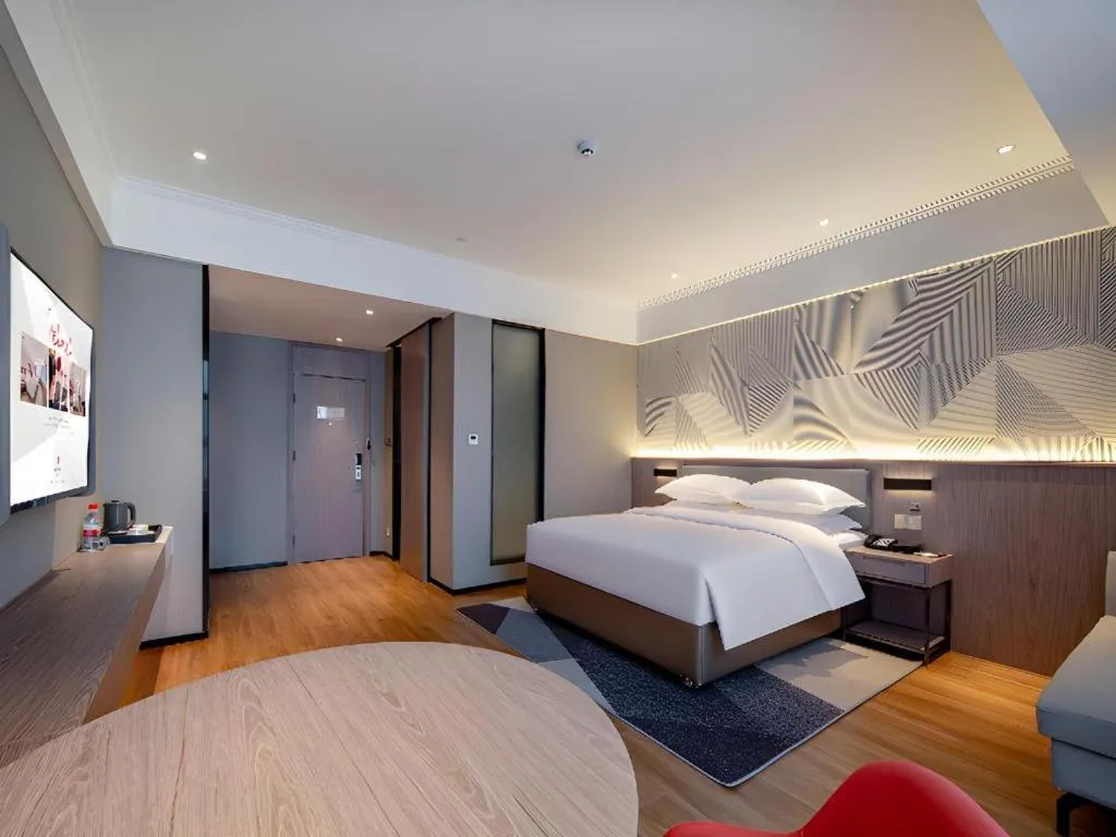 Bed in Borrman Hotel Nanning Wuming Center