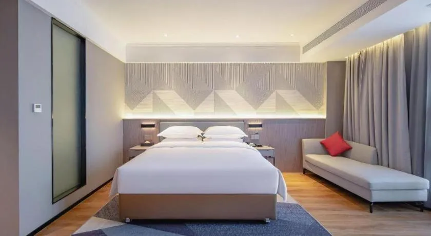 Bed in Borrman Hotel Nanning Wuming Center