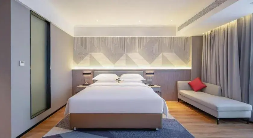 Bed in Borrman Hotel Nanning Wuming Center Bed in Borrman Hotel Nanning Wuming Center