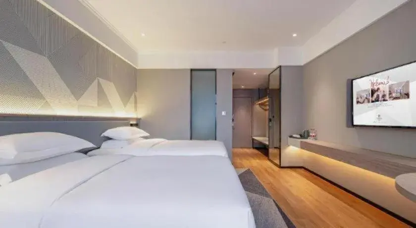 Bed in Borrman Hotel Nanning Wuming Center Bed in Borrman Hotel Nanning Wuming Center