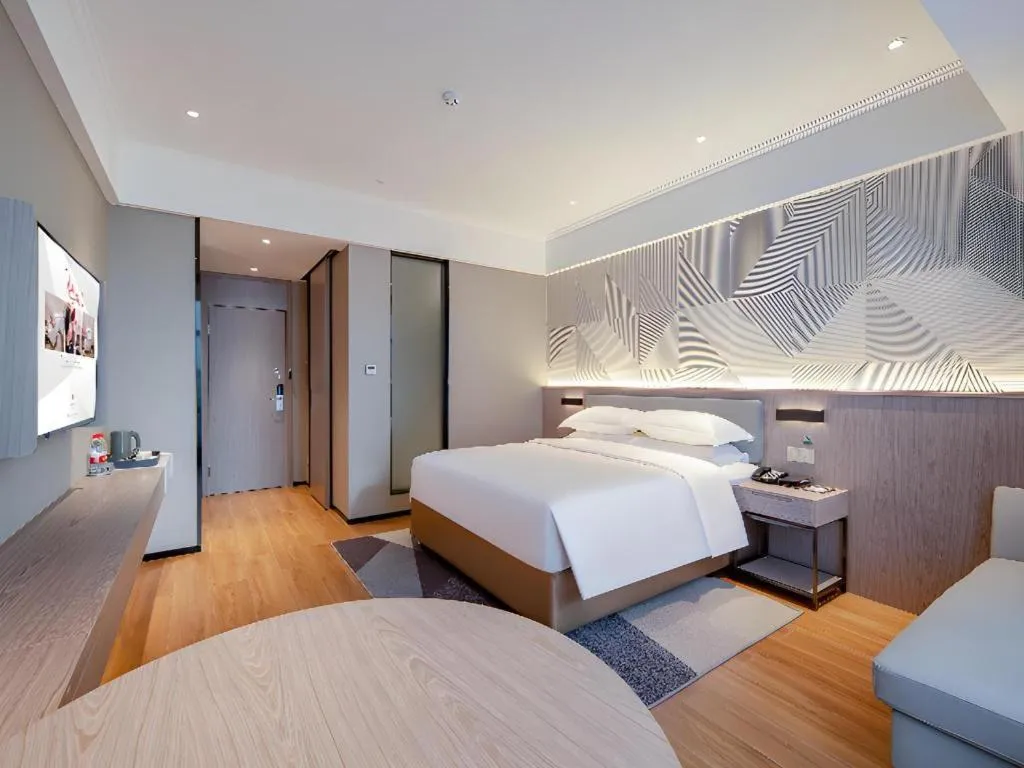 Bed in Borrman Hotel Nanning Wuming Center