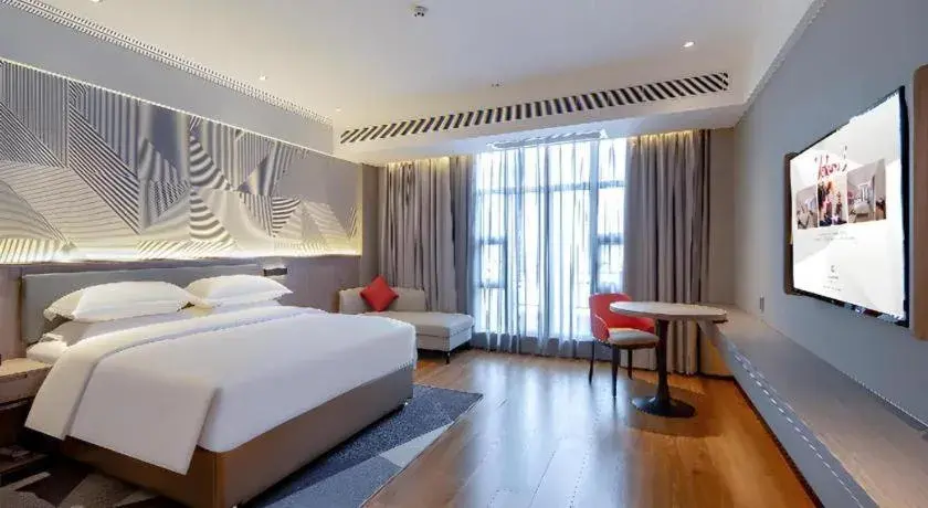 Bed in Borrman Hotel Nanning Wuming Center Bed in Borrman Hotel Nanning Wuming Center