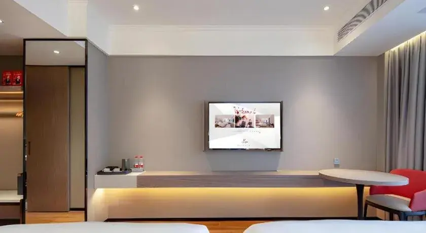 Bed in Borrman Hotel Nanning Wuming Center Bed in Borrman Hotel Nanning Wuming Center