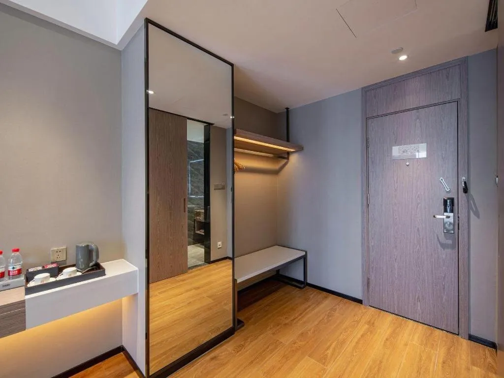 Bed in Borrman Hotel Nanning Wuming Center