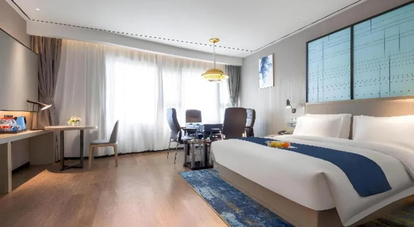 Bed in Echarm Hotel Zhuzhou Liling