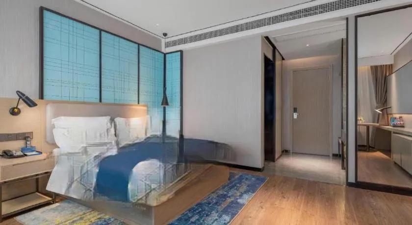 Bed in Echarm Hotel Zhuzhou Liling