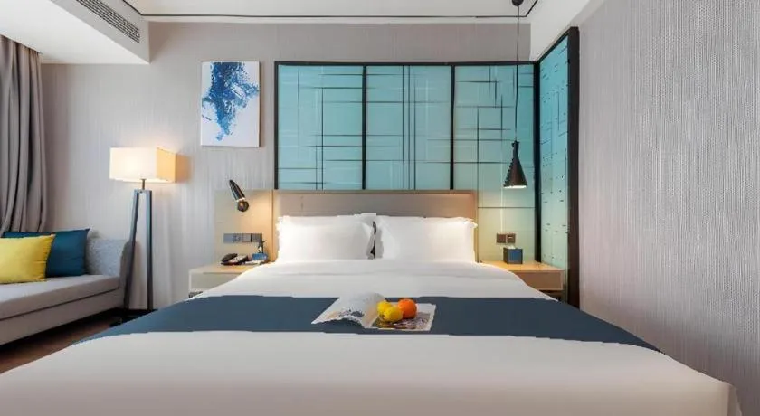 Bed in Echarm Hotel Zhuzhou Liling