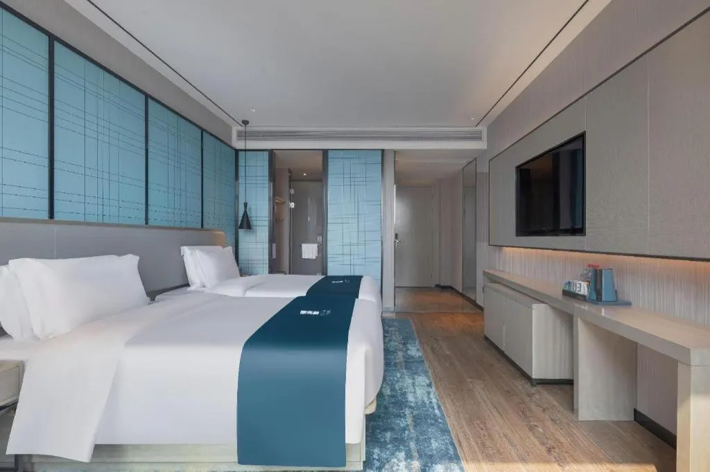 Bed in Echarm Hotel Zhuzhou Liling