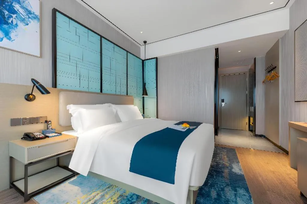 Bed in Echarm Hotel Zhuzhou Liling