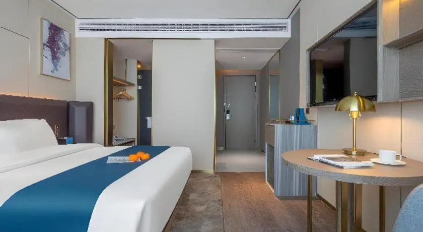 Bed in Echarm Hotel Zhuzhou Liling